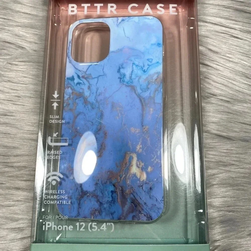 BTTR Cool Breeze Blue Marble iPhone Case